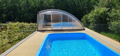 Zastřešení bazénu Venuše hliníkové