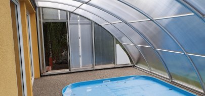 Zastřešení bazénu Venuše hliníkové