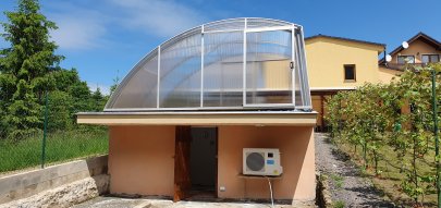 Zastřešení bazénu Venuše hliníkové