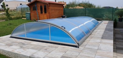 Zastřešení bazénu Saturn hliníkové