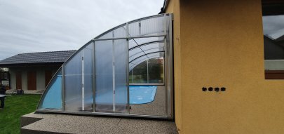 Zastřešení bazénu Venuše hliníkové