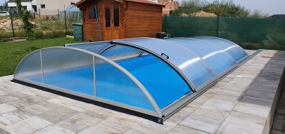 Zastřešení bazénu Saturn hliníkové