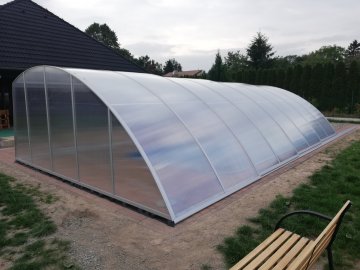 Zastřešení bazénu Venuše hliníkové